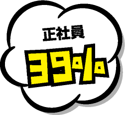 雇用形態の比率：正社員39%